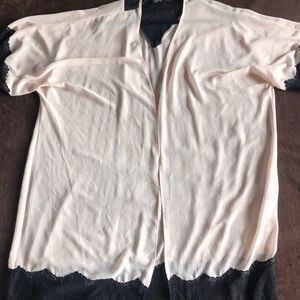 A light weight chiffon kimono.